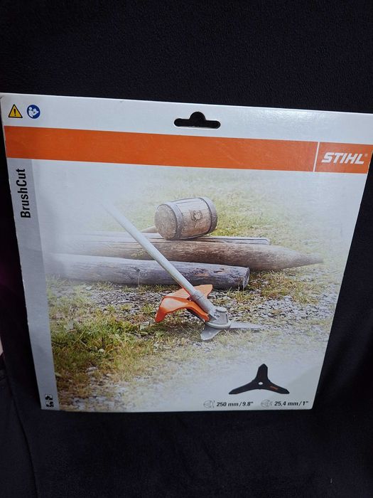 Trójząb tnący do kosy Stihl BrushCut 250mm 9,8" 25,4mm 1" ostrze nóż