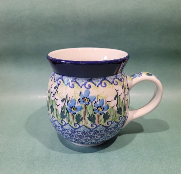 Kubek czeski duży unikat ceramika Bolesławiec