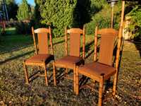 Bardzo ładne krzesła - 6 sztuk - odrestaurowane. Jak nowe.