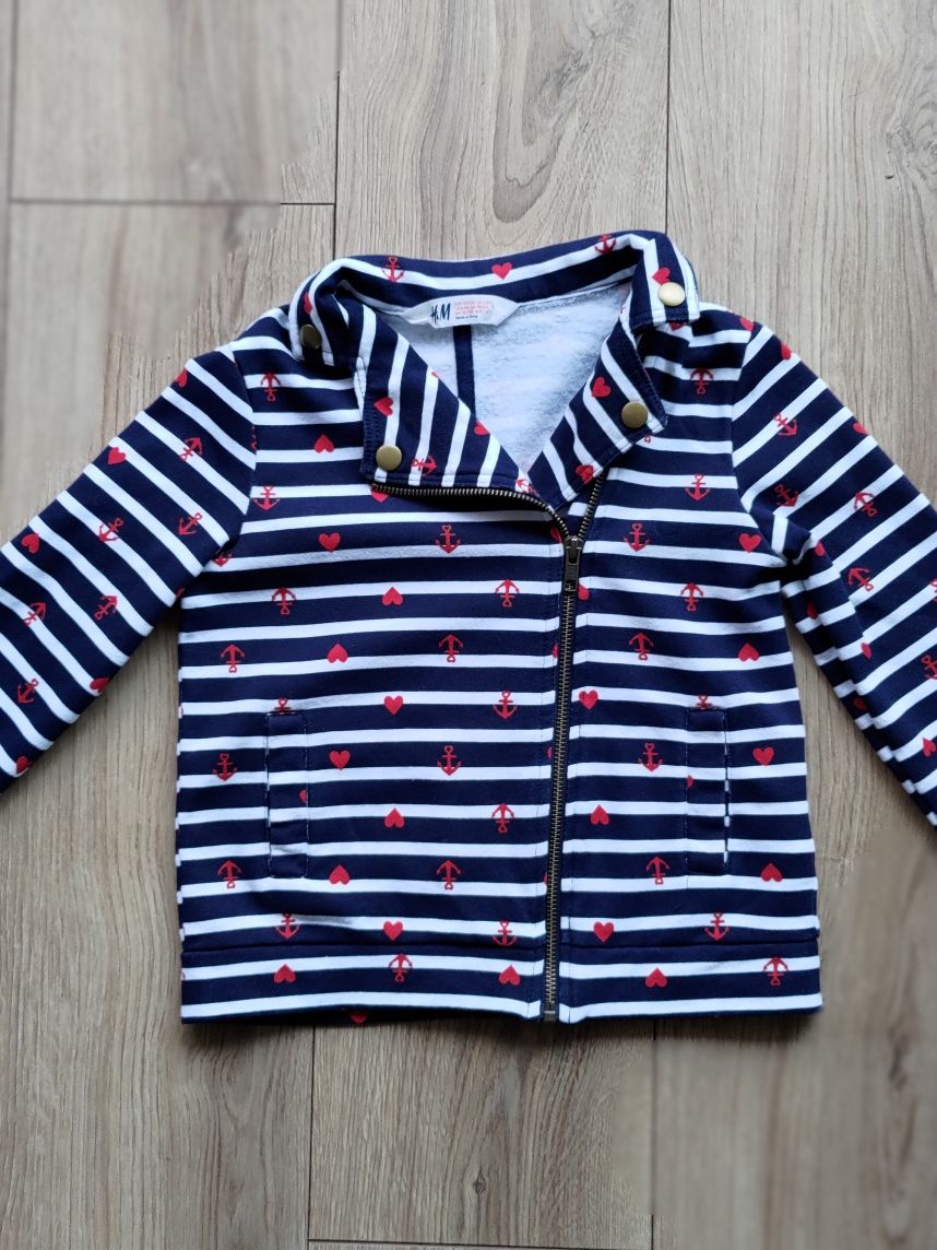 Bluza marynarka modna r. 122 H&M