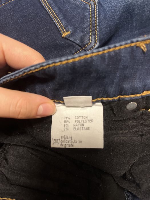 Утеплені джинси скіні сині на флісі