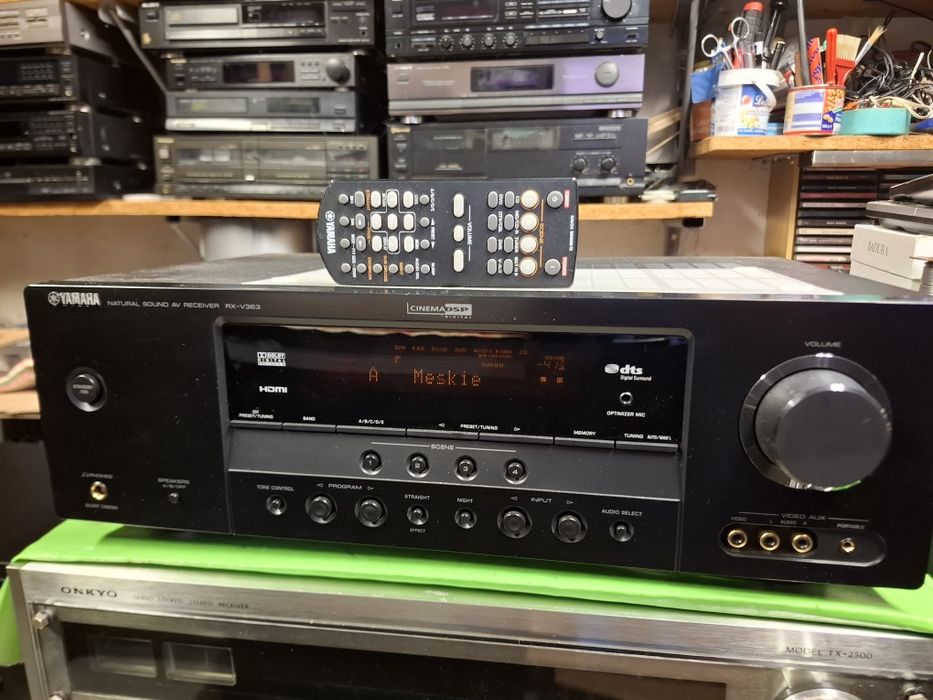 Amplituner Yamaha RX-V363 optyka hdmi pilot