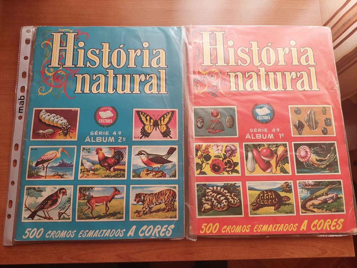 2 cadernetas completas história natural