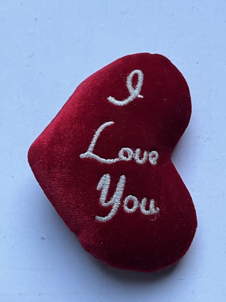 mini Poduszka 8cm Serce I love you Kocham Cie Miłosne mała Serduszko