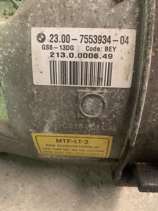 Caixa velocidades BMW 320d e91 ref BEY