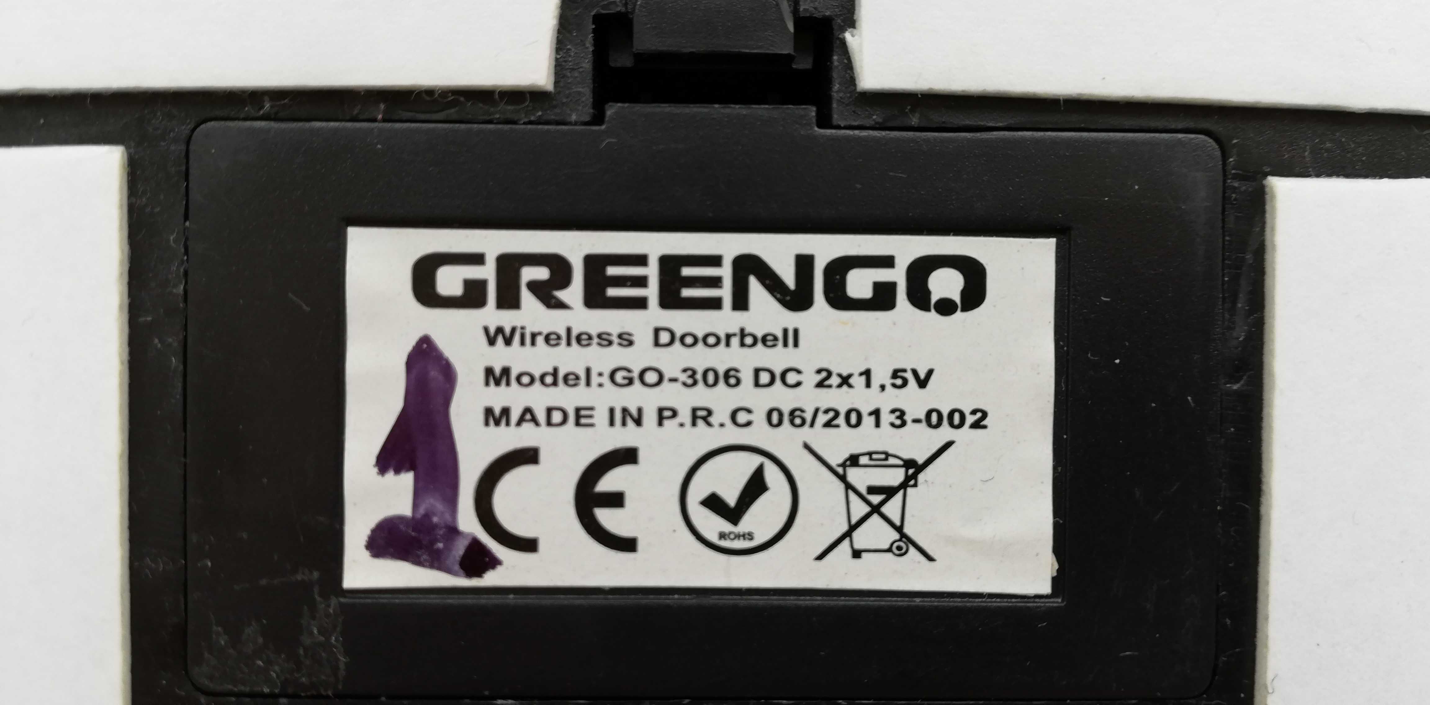 Звонок беспроводной радио звонок GREENGO GO-306 32 мелодии, громкий