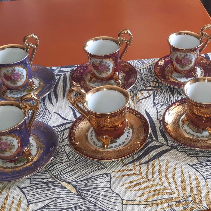 Chavena e Pires de Ohashi China 1932 Made in Japan .