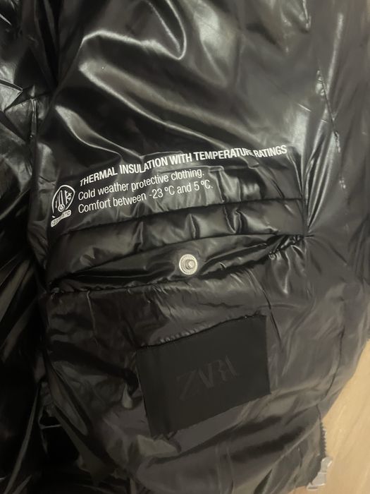 пуховик зара новий