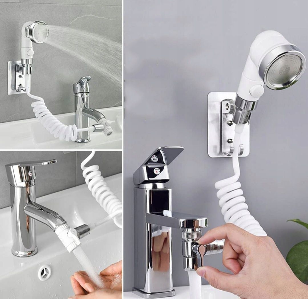 Wlewka Prysznic Umywalkowy Adapter do Kranu