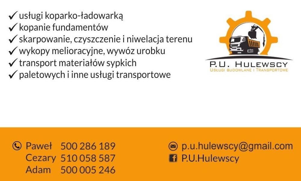 Usługi koparko-ładowarką, fundamenty kompleksowo, wykopy, prace ziemne