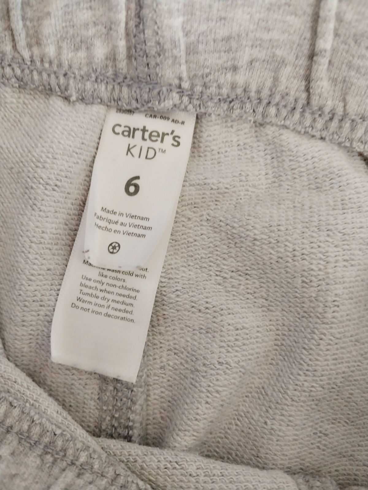 Дитячі спортивні штани Carters Картерс на 6 років 100% бавовна