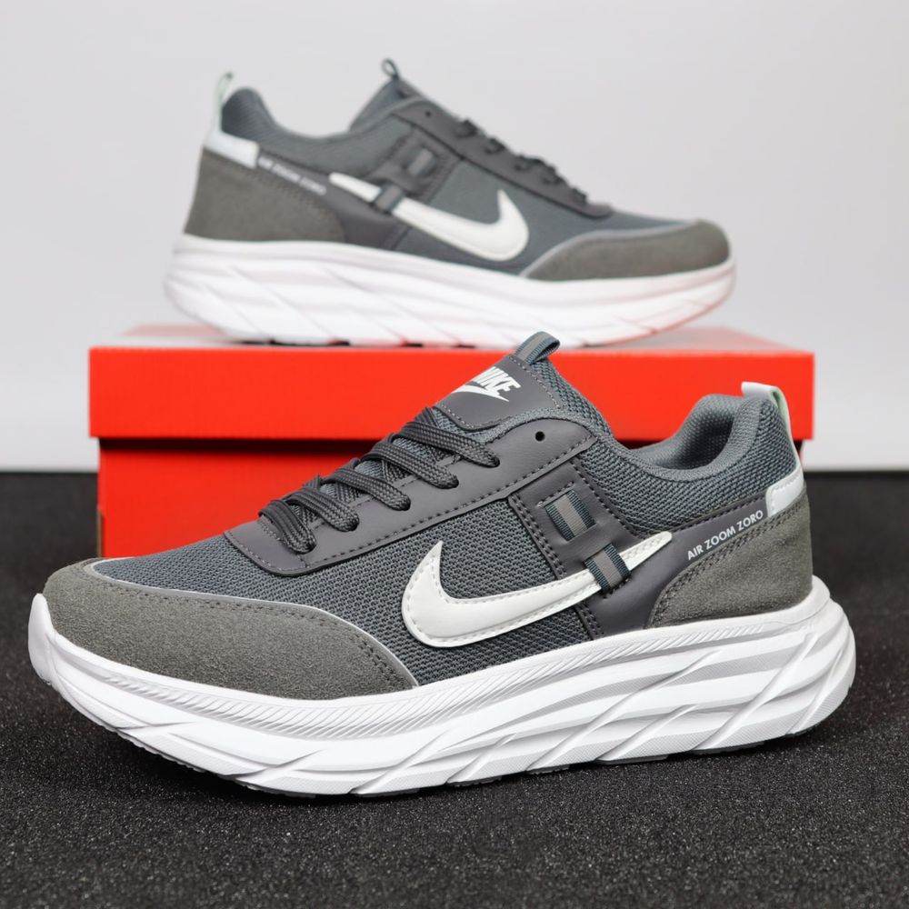 Чоловічій Кросівки Найк Nike zoom grey white street 40-44 рм.