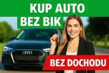 Samochód na kredyt bez BIK – wpłata 15%, bez dochodu