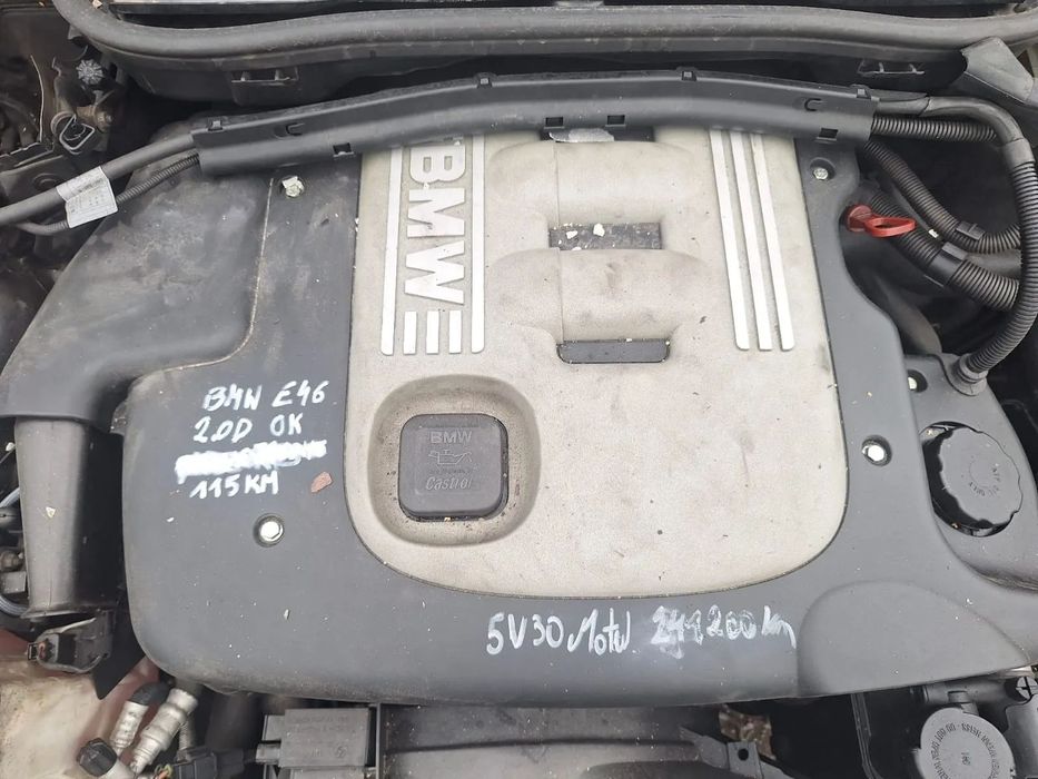SILNIK 2.0 D BMW E46 M47D20 115 KM GWARANCJA
