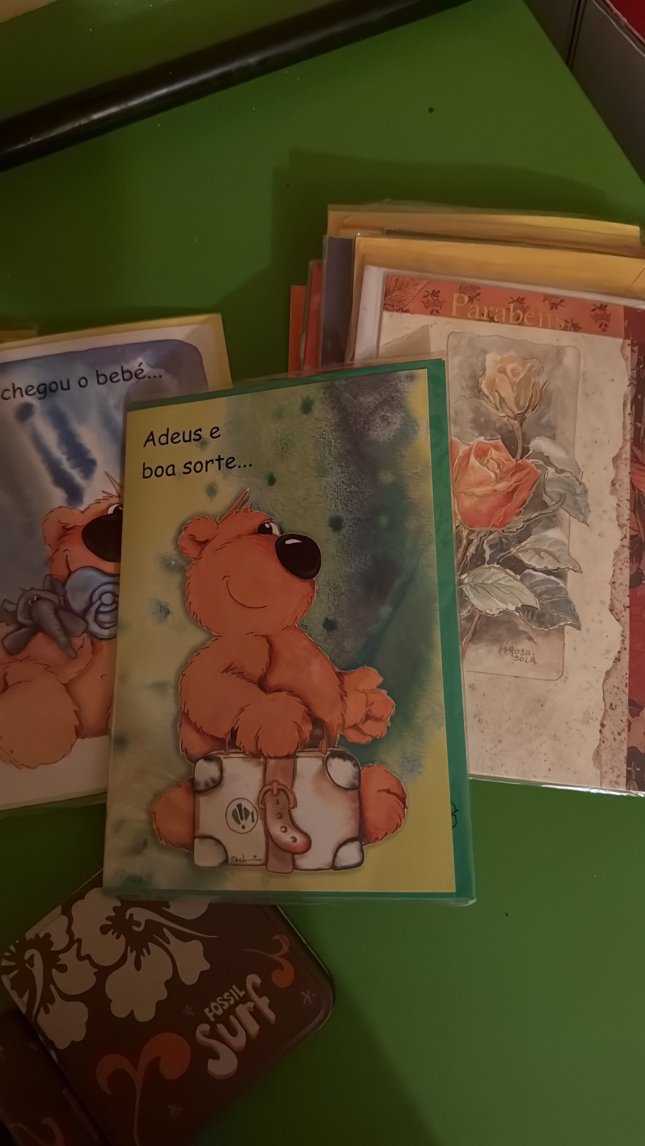 Stock 100 unidades papelaria envelopes vários motivos