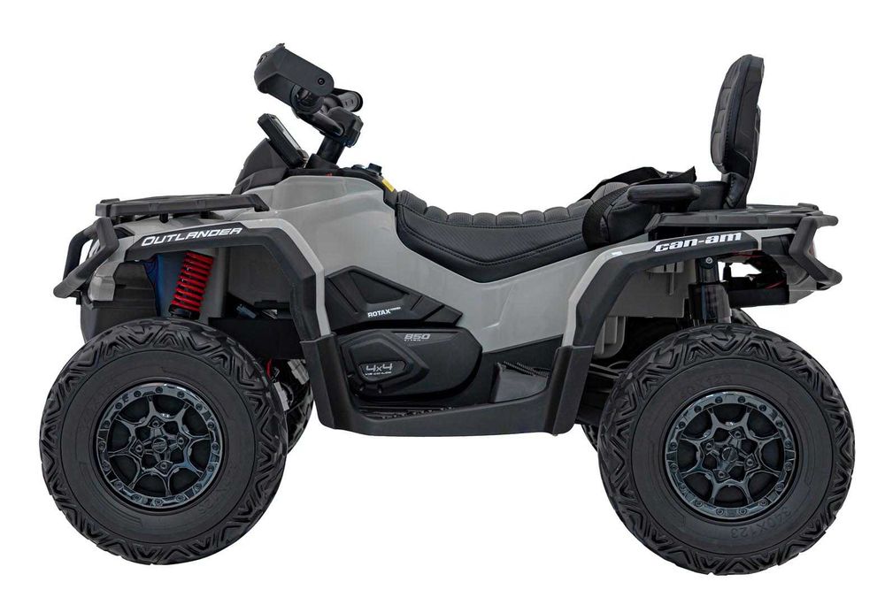 Duży Quad Can Am Outlander ATV 4x200W 24V7Ah Szary Maverick DK-CA005