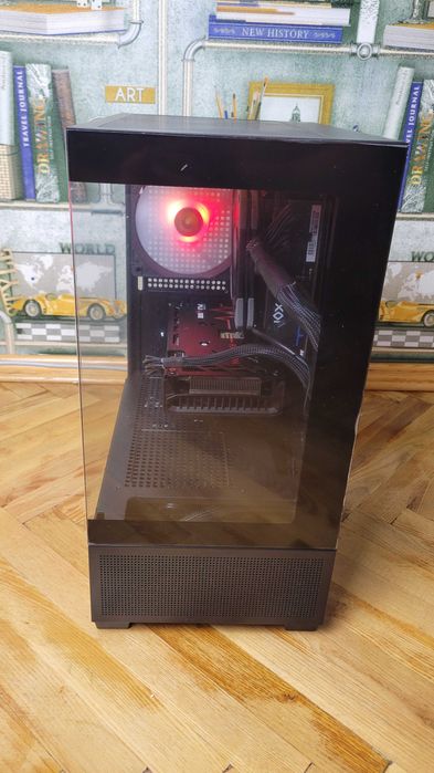 Потужний міні ПК (Ryzen 5 5500 6 ядер 12 п., 16Gb ОЗУ, RX6600 6Gb)