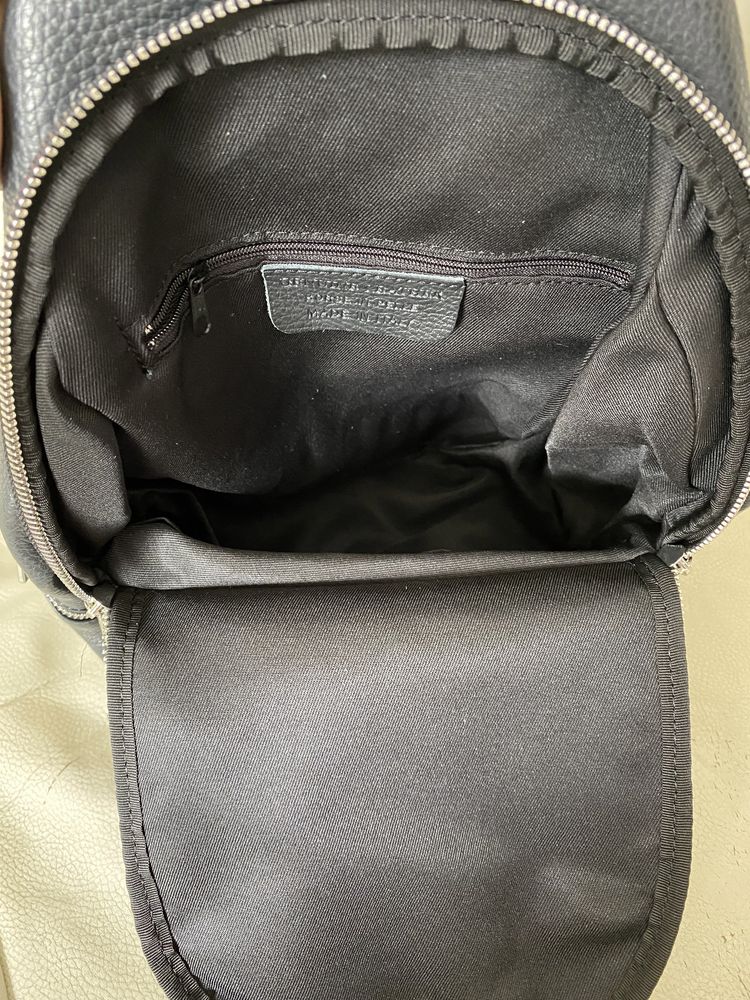 Virginia Conti рюкзак жіночий шкіряний пудра італійський рюкзак світли