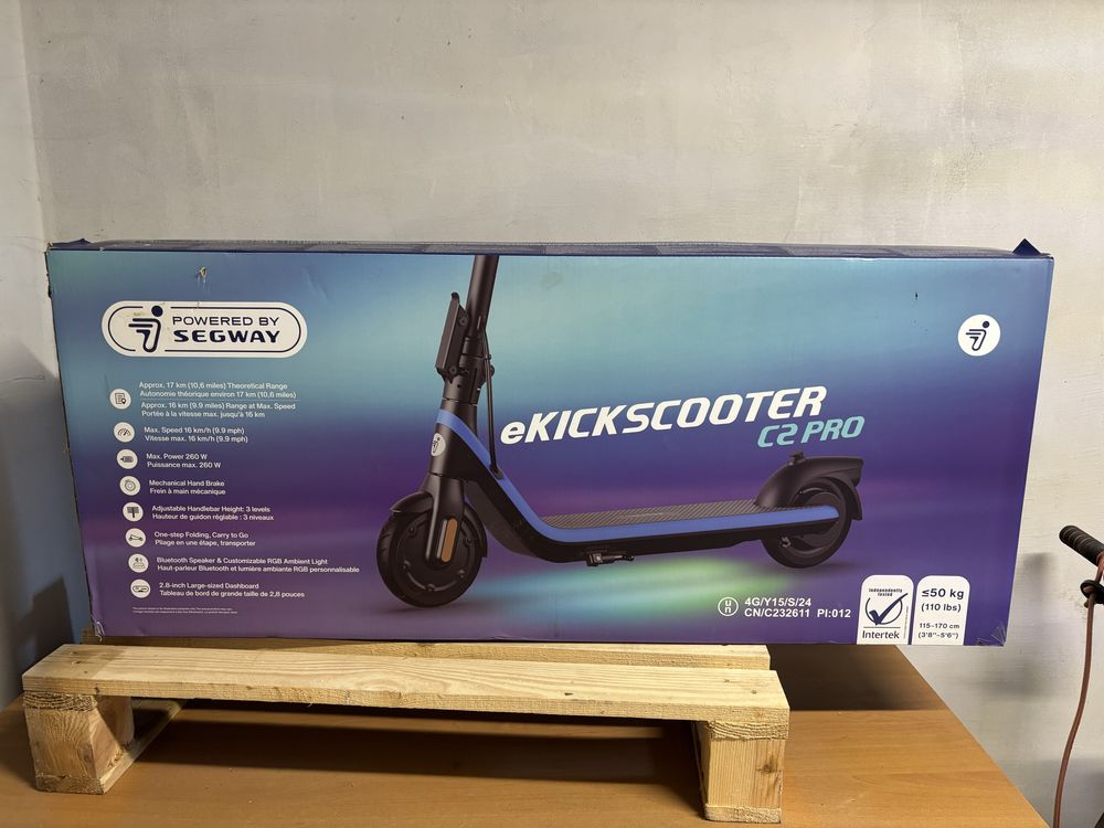 Nowa Hulajnoga dla dzieci Segway C2 Pro.