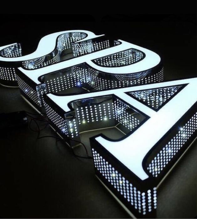 Изготовление вывесок и наружной рекламы лайтбоксы объемные буквы монта