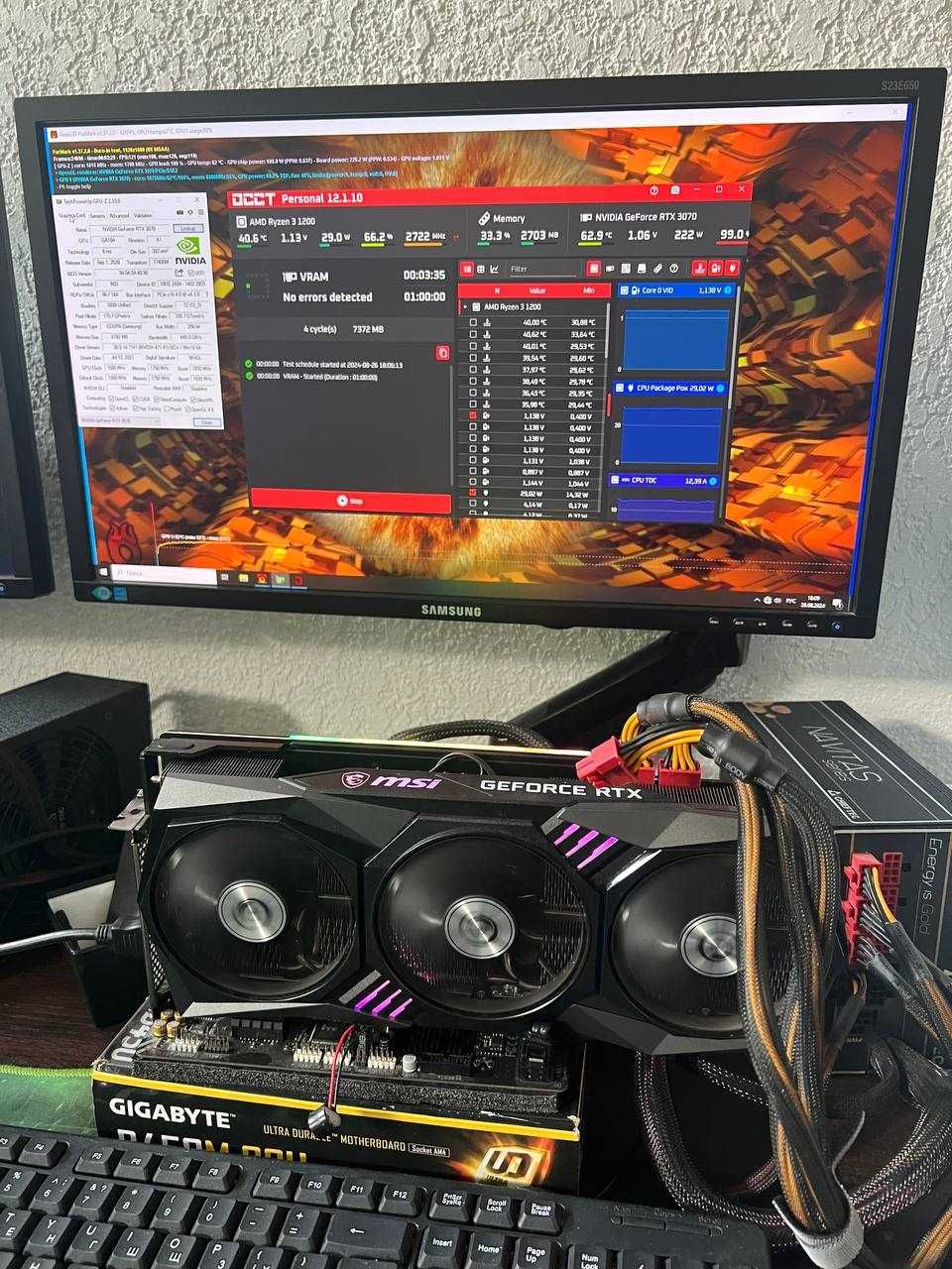 Відеокарта MSI GeForce RTX 3070 Gaming X Trio 8GB GDDR6 KLAVAcomp