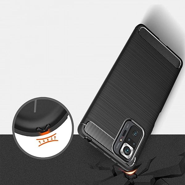Etui Tpucarbon do Xiaomi Redmi Note 10 Pro Black