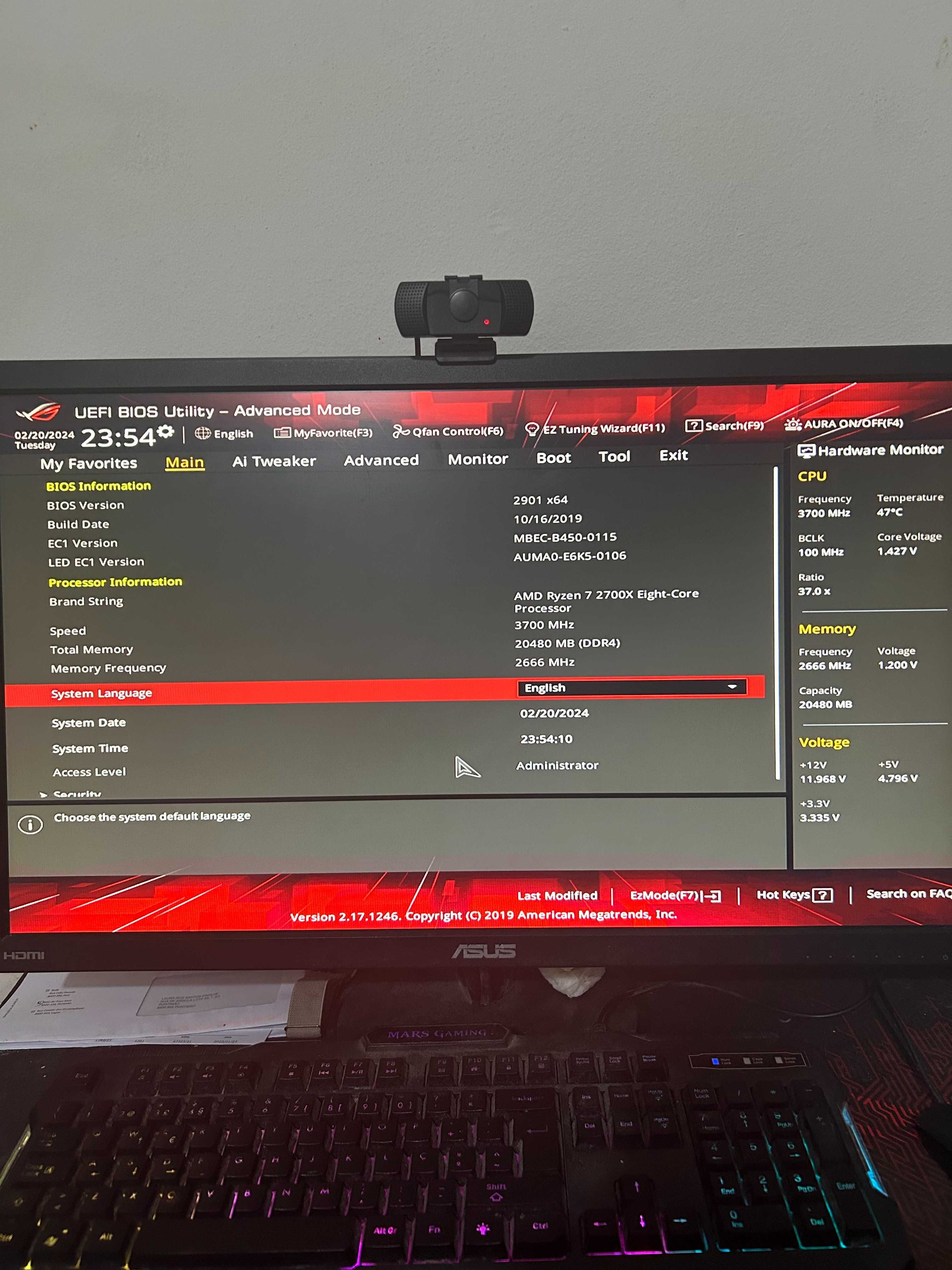 Computador Torre PC Gaming AMD Ryzen 7 2700X - Grafica RTX2060