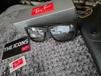 Okulary  RayBan Justin 0RB4165  6206 Grey Mirror Silver