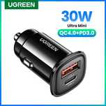 UGREEN Car Charger 30w QC4.0 PD автомобільний зарядний пристрій