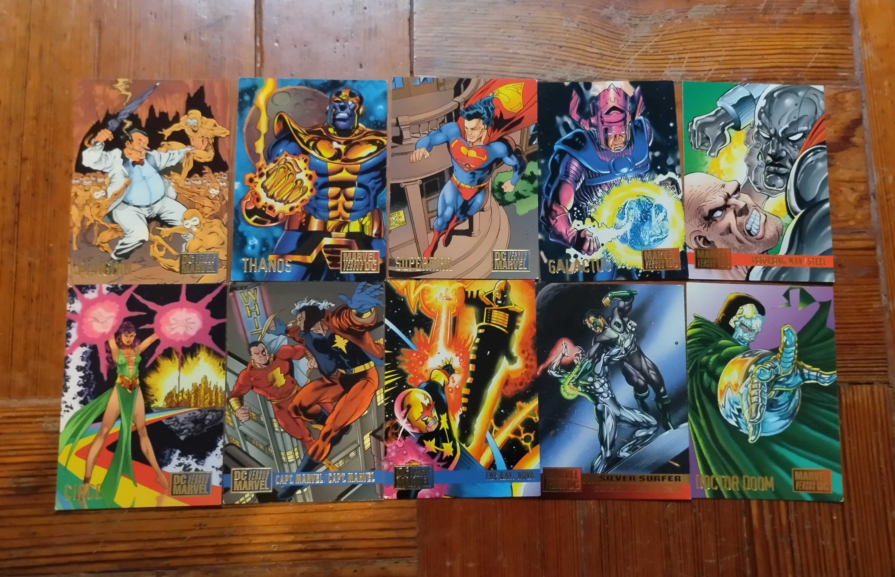 Cartas Marvel vs DC + DC Firepower