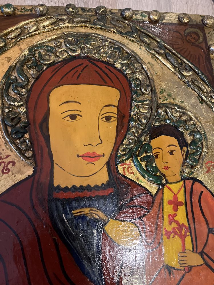 Ikona Matki Bożej z Dzieciątkiem – Hodegetria (EX VOTO 1984)