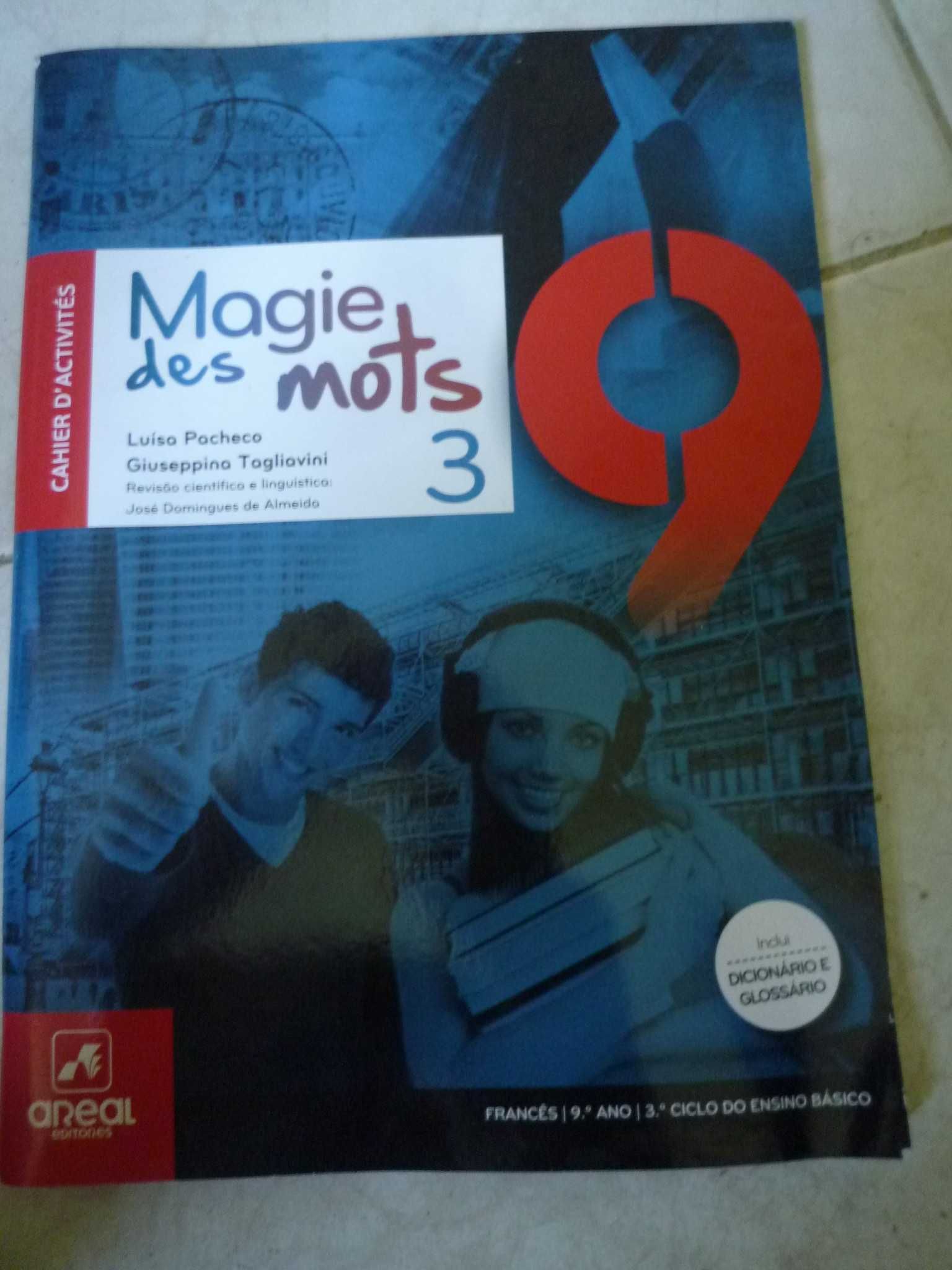Magie des Mots 3 caderno de actividades- Francês - 9.º Ano Cahier-Novo