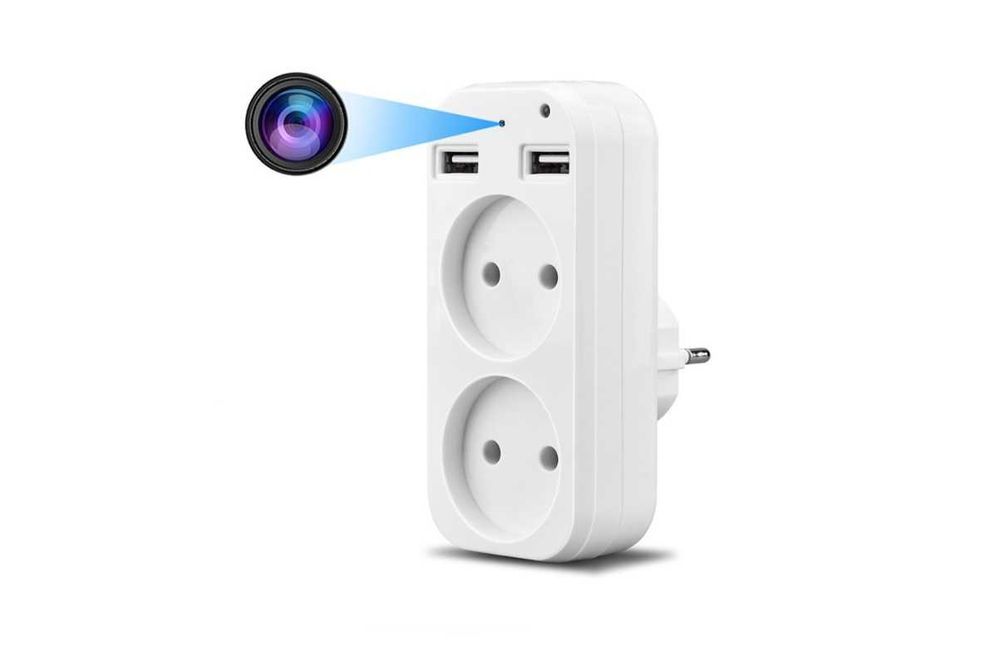 Ukryta Mini Kamera w Rozgałęźniku Adapterze FULL HD Wifi