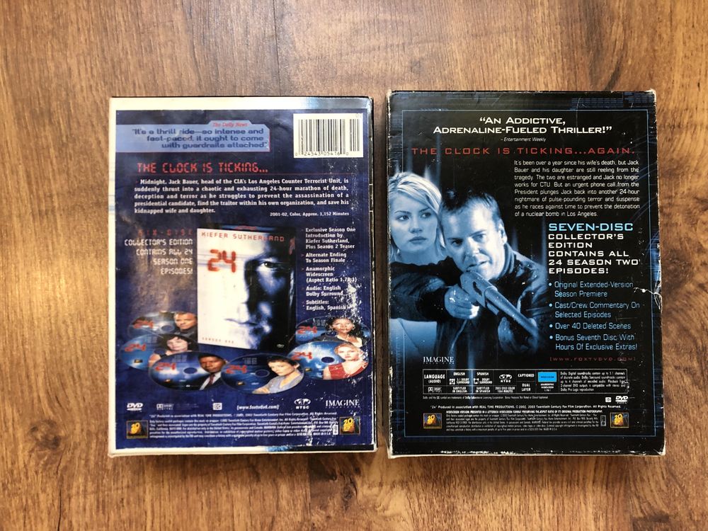24 godziny - serial USA - BOXSET DVD sezony 1 i 2