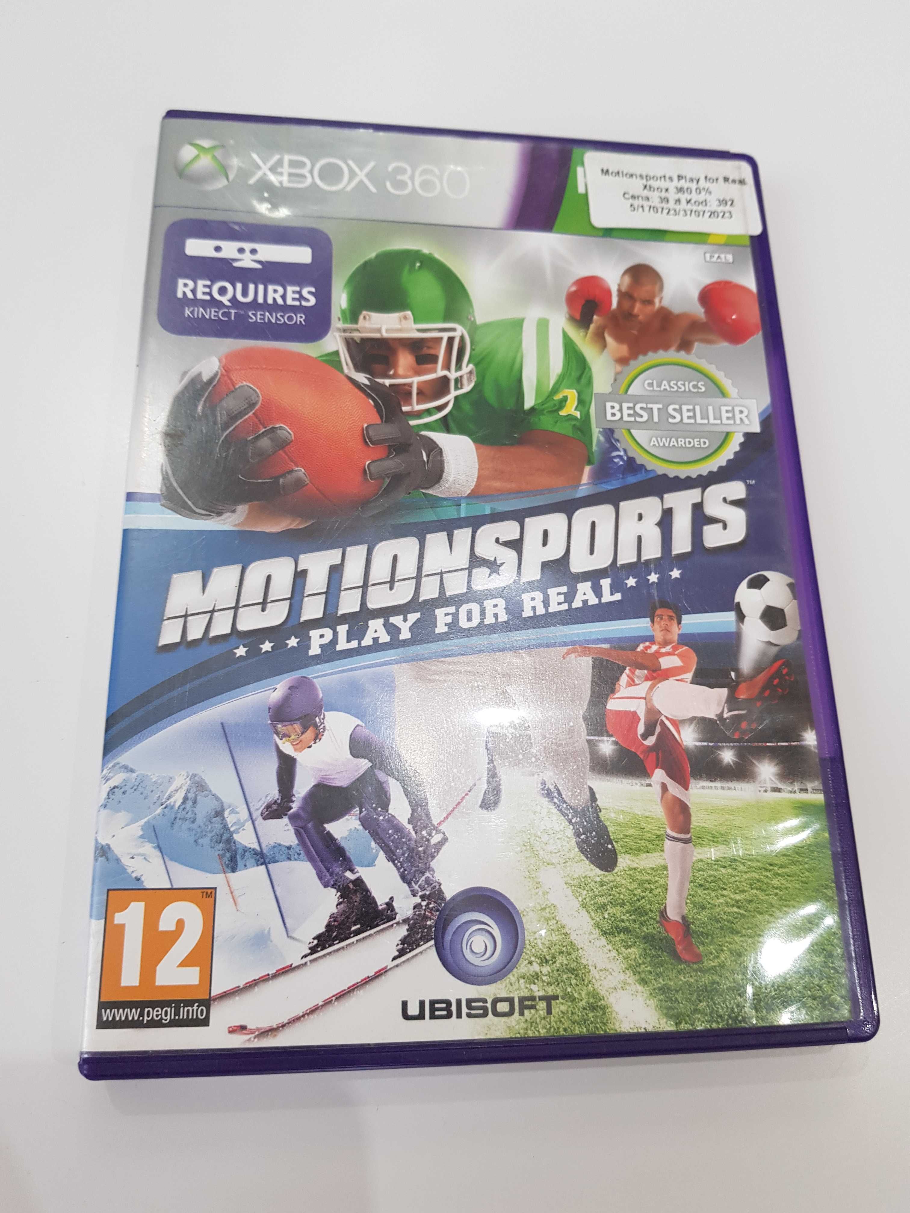 Motionsposrts Play for Real Xbox 360 Sklep Iława