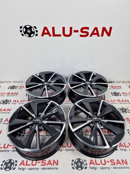 NOWE alufelgi TOYOTA 19" 5x114,3 Auris Yaris Cross CH-R RAV-4 - Grafit