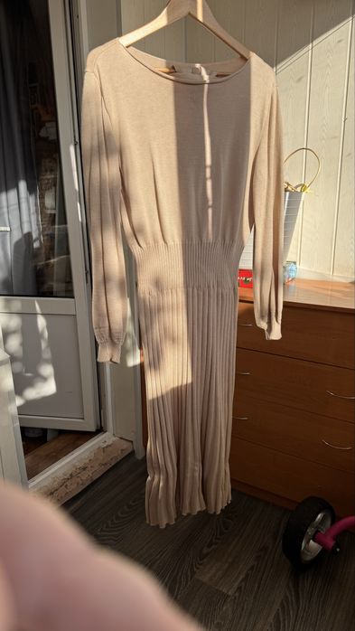 Платье плиссированное 50-52