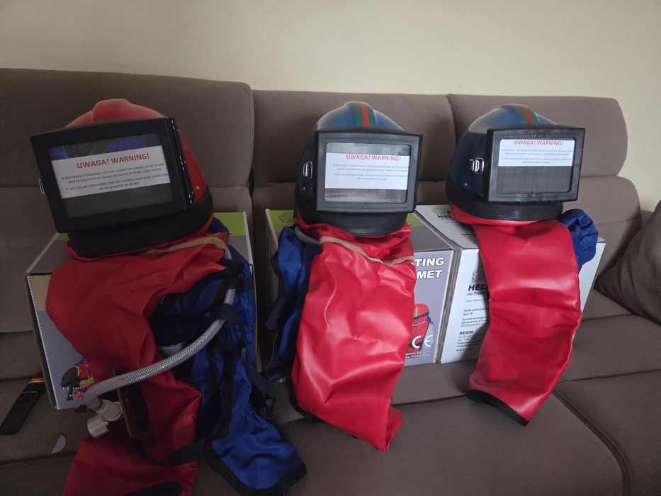 Dysza, Hełm do piaskowania