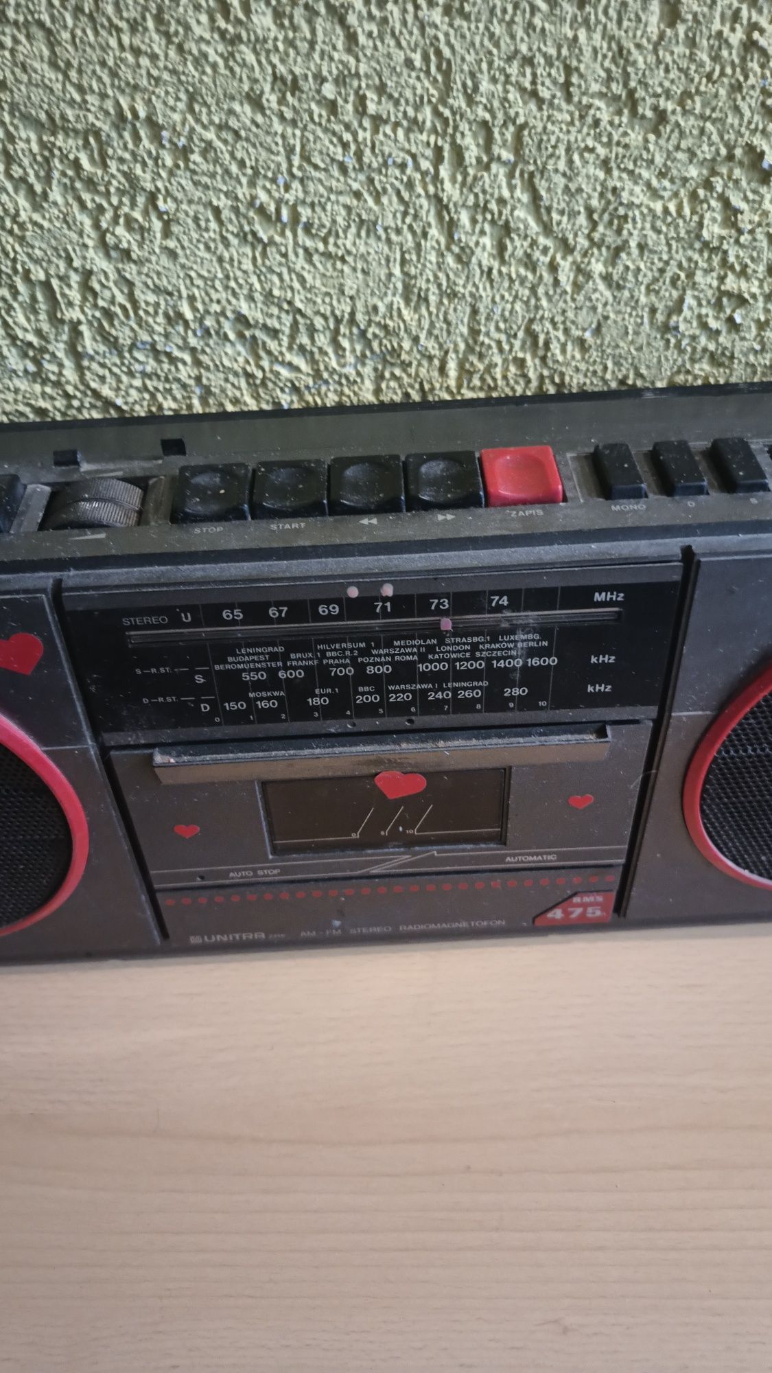 Radiomagnetofon Unitra RMS 475A