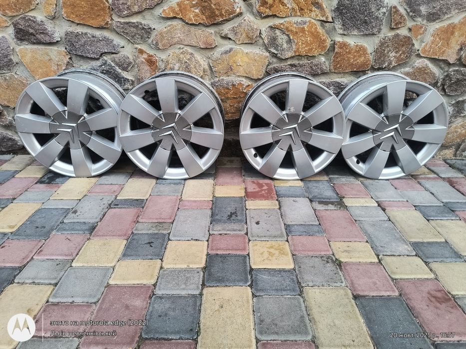 Діски тітани 5 98 15 ет 27  Ситроен с8 пежо 807  (ТИТАНЫ) 15"