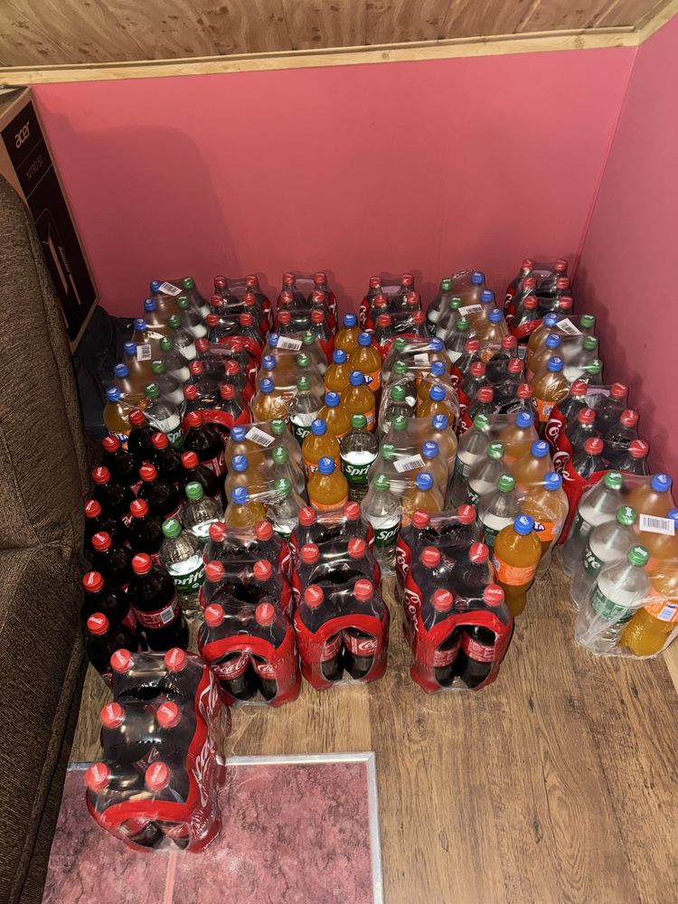 Sprzedam butelki 1 litrowe:  33 sprite, 38 fant, 79 coli