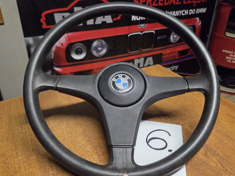 BMW E30 Kierownica 3 Ramienna Sportowa M20 385mm 1.155031 nr 6