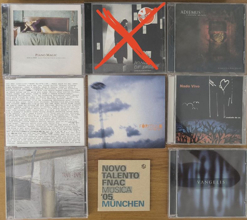 Cd's música pop, rock, alternativa, bandas sonoras etc