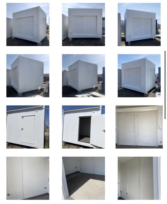 Pawilon handlowy kontener z roletami 10,5 m2