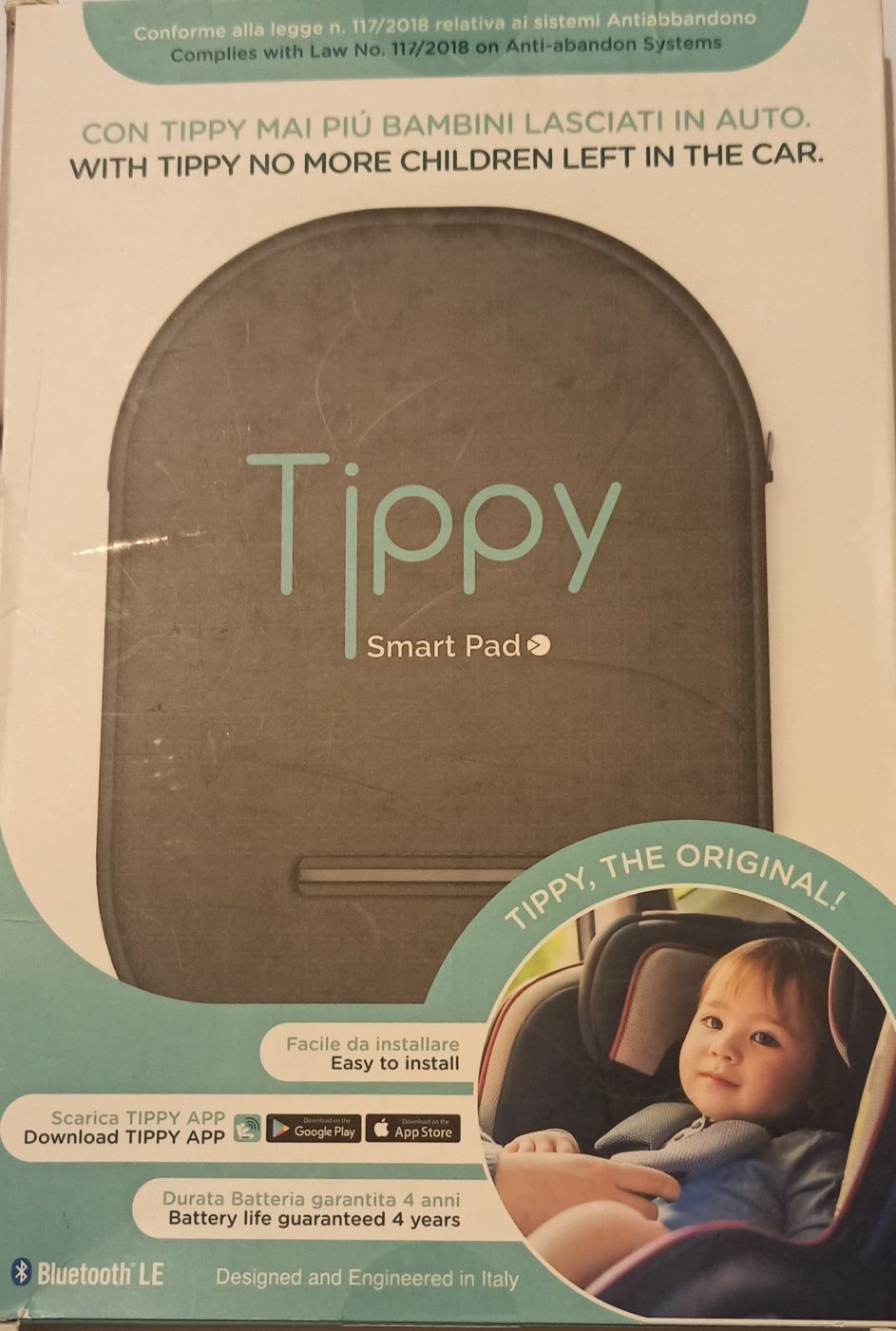 Inteligentna podkładka pod fotelik samochodowy Digicom Tippy Baby