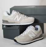 Кроссовки New Balance 574 ML574EVW бежевые Оригинал размеры 36 по 46.5