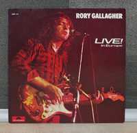 Rory Gallagher - Live in Europe. EX+ Germany. Płyta winylowa .