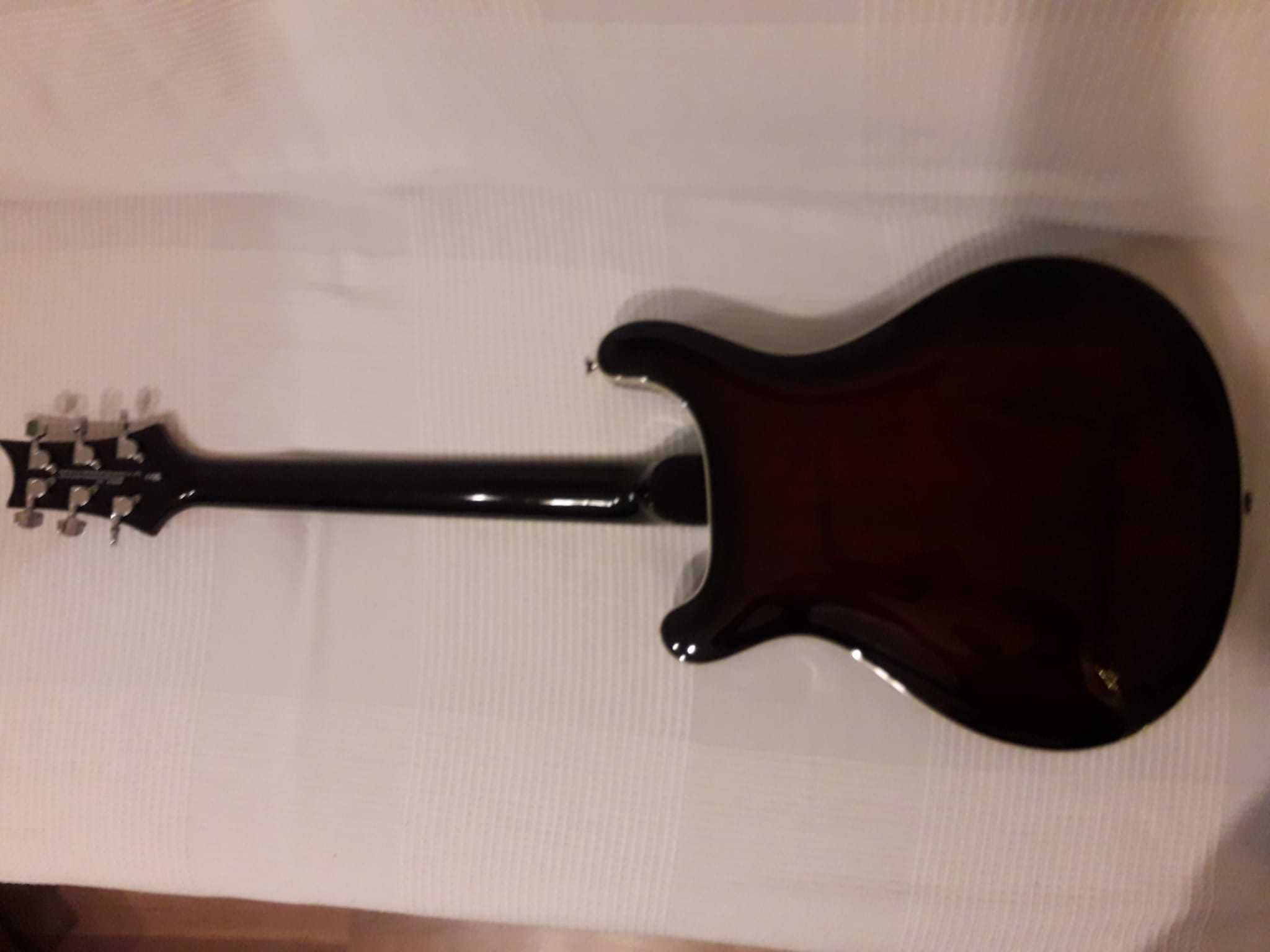 Gitara elektryczna PRS SE Hollowbody Standard Fire Red Burst + case