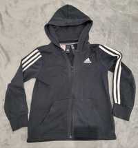 Bluza dresowa bawełniana, rozpinana Adidas rozmiar 140