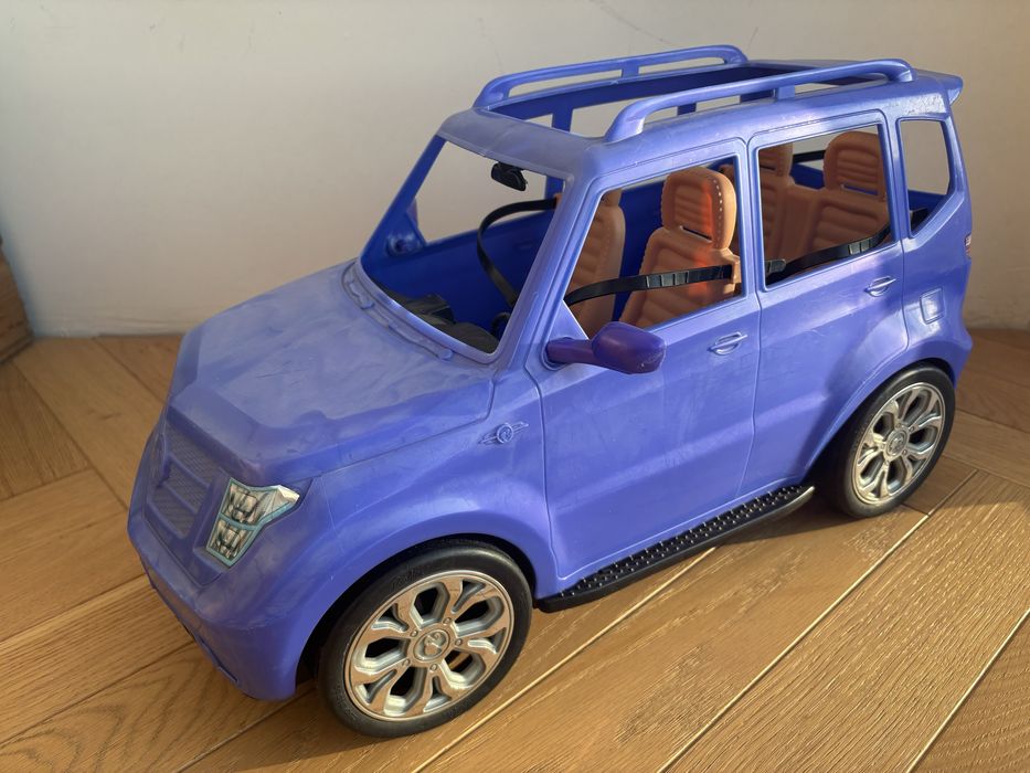 Auto samochód barbie fioletowy duży suv MATTEL